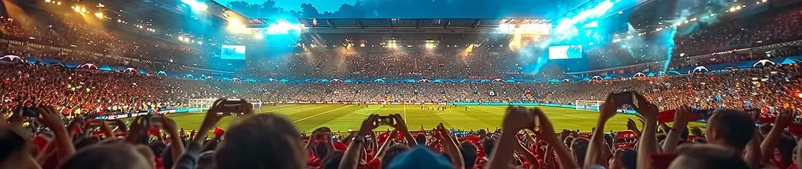 Football Fans in a Stadium